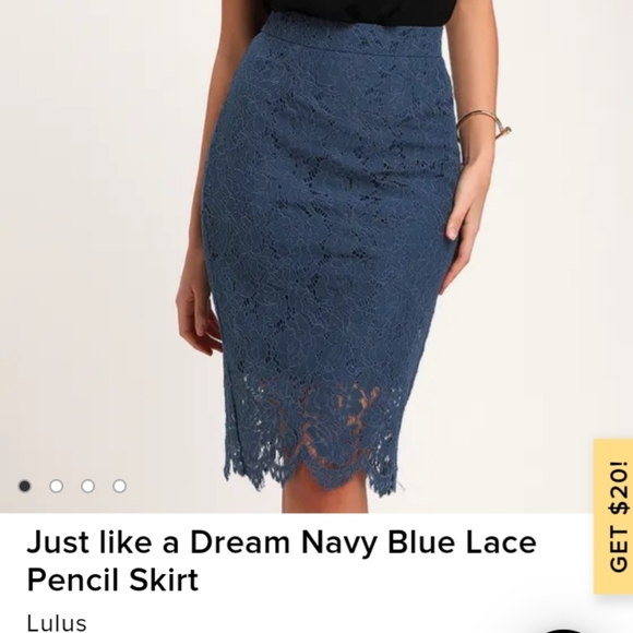 Lulus Just Like a Dream Lace Skirt - Picture 2 of 8